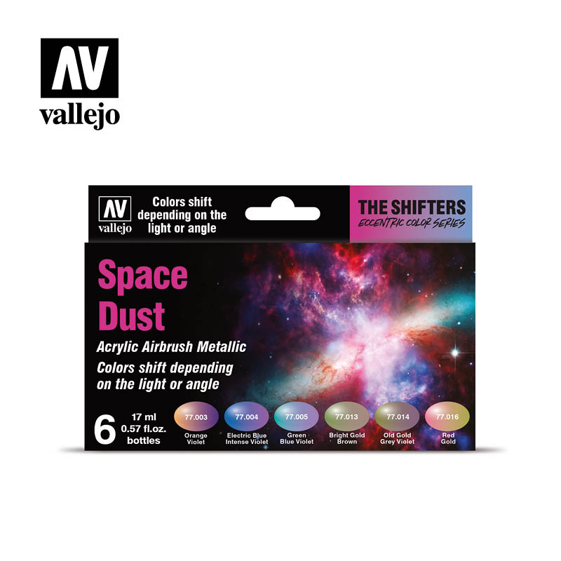 Vallejo The Shifters - 77091 Space Dust (6x17ml.) - 8429551770910 - CrystalLotus.eu