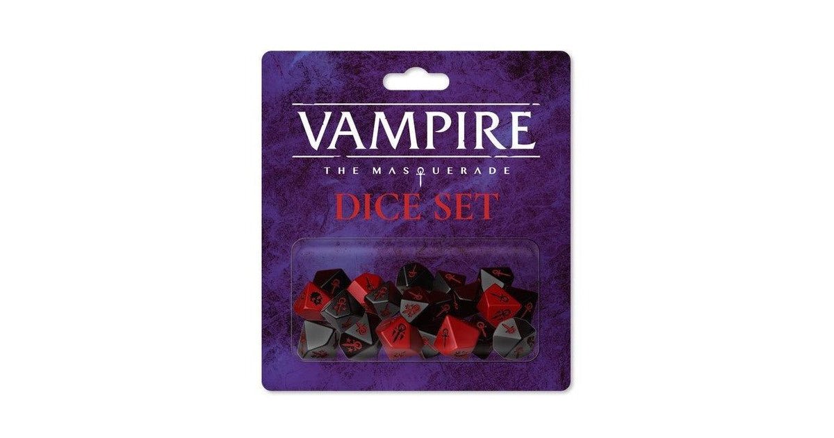 Vampire: The Masquerade 5th Edition Dice Set - 810011723115 - Crystal Lotus