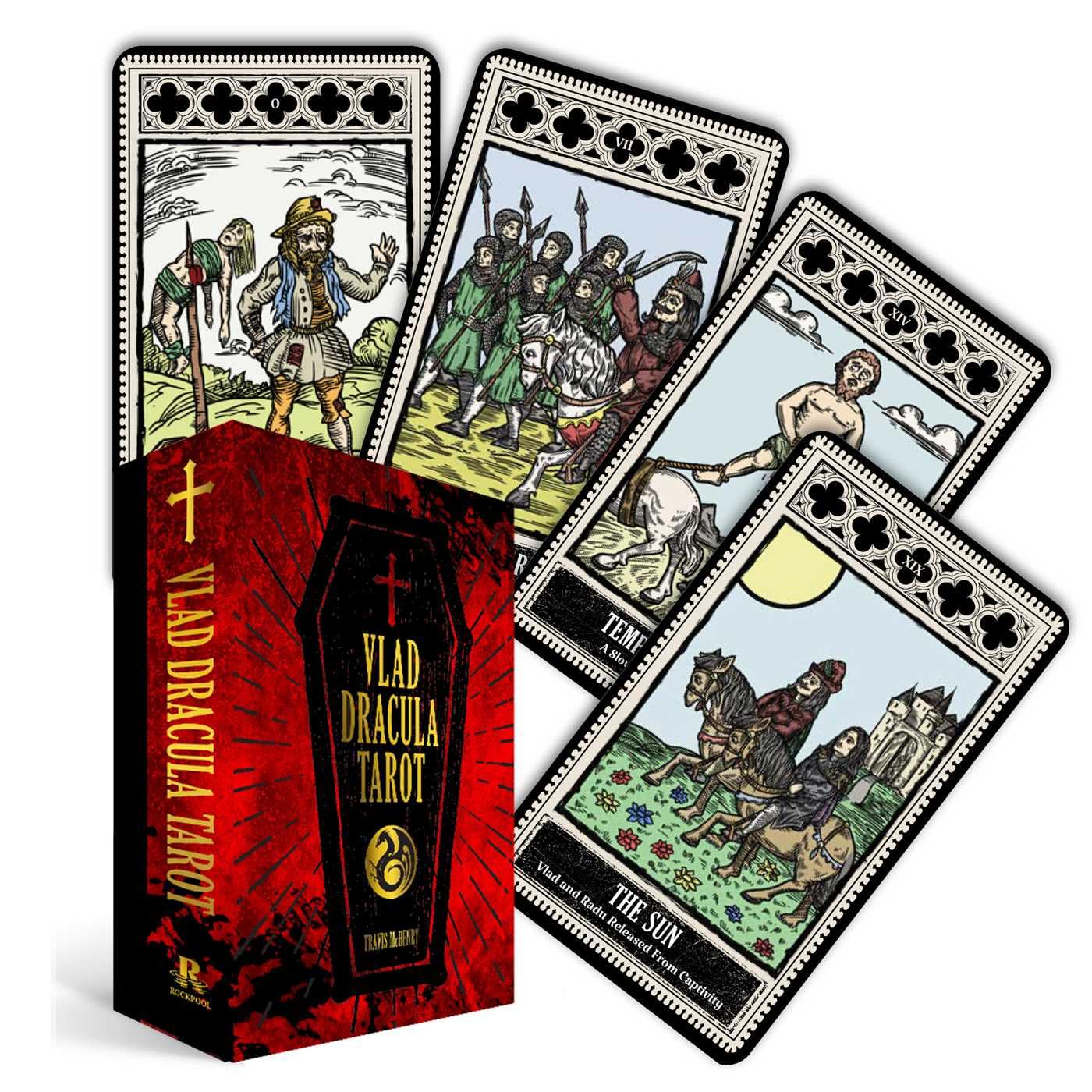 Vlad Dracula Tarot Cards - 9781925924978 - CrystalLotus.eu