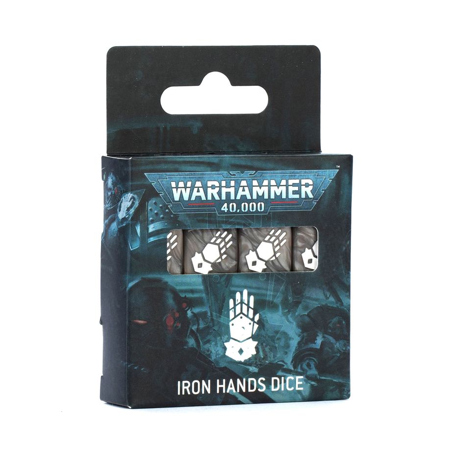 Warhammer 40K - Iron Hands Dice (55 - 65) - 5011921189779 - Crystal Lotus