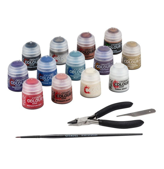 Warhammer 40K Paints + Tools (English) (60 - 12) - 5011921196937 - Crystal Lotus