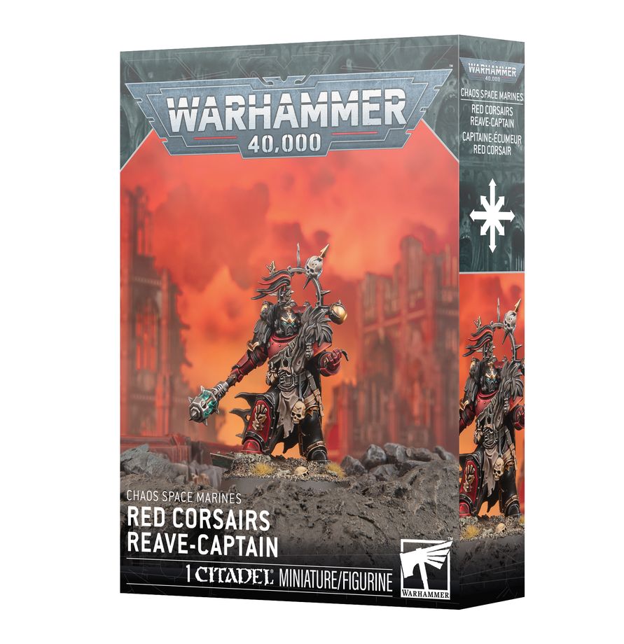 Warhammer 40K - Red Corsairs Reave - Captain (43 - 111) - 5011921251513 - Crystal Lotus