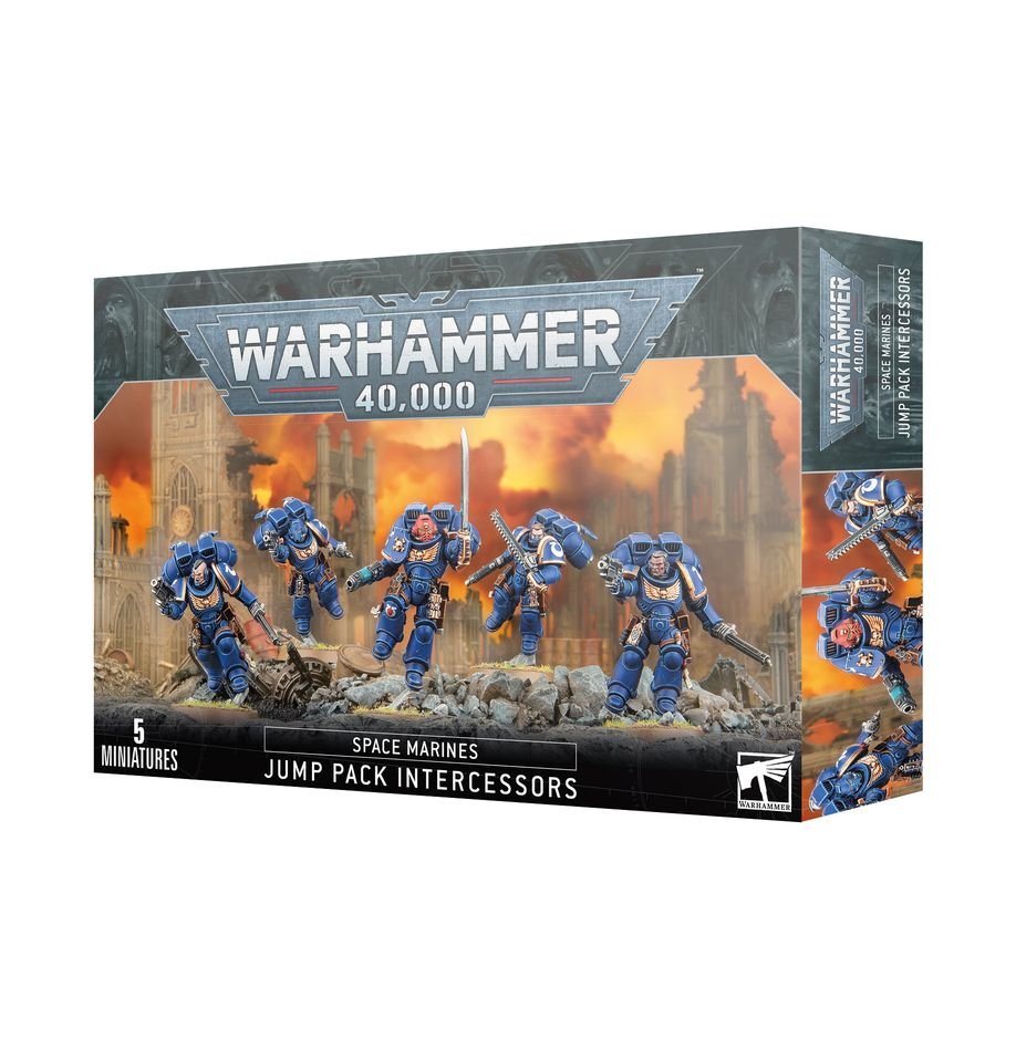 Warhammer 40K - Space Marines: Jump Pack Intercessors (48 - 13) - 5011921200498 - Crystal Lotus