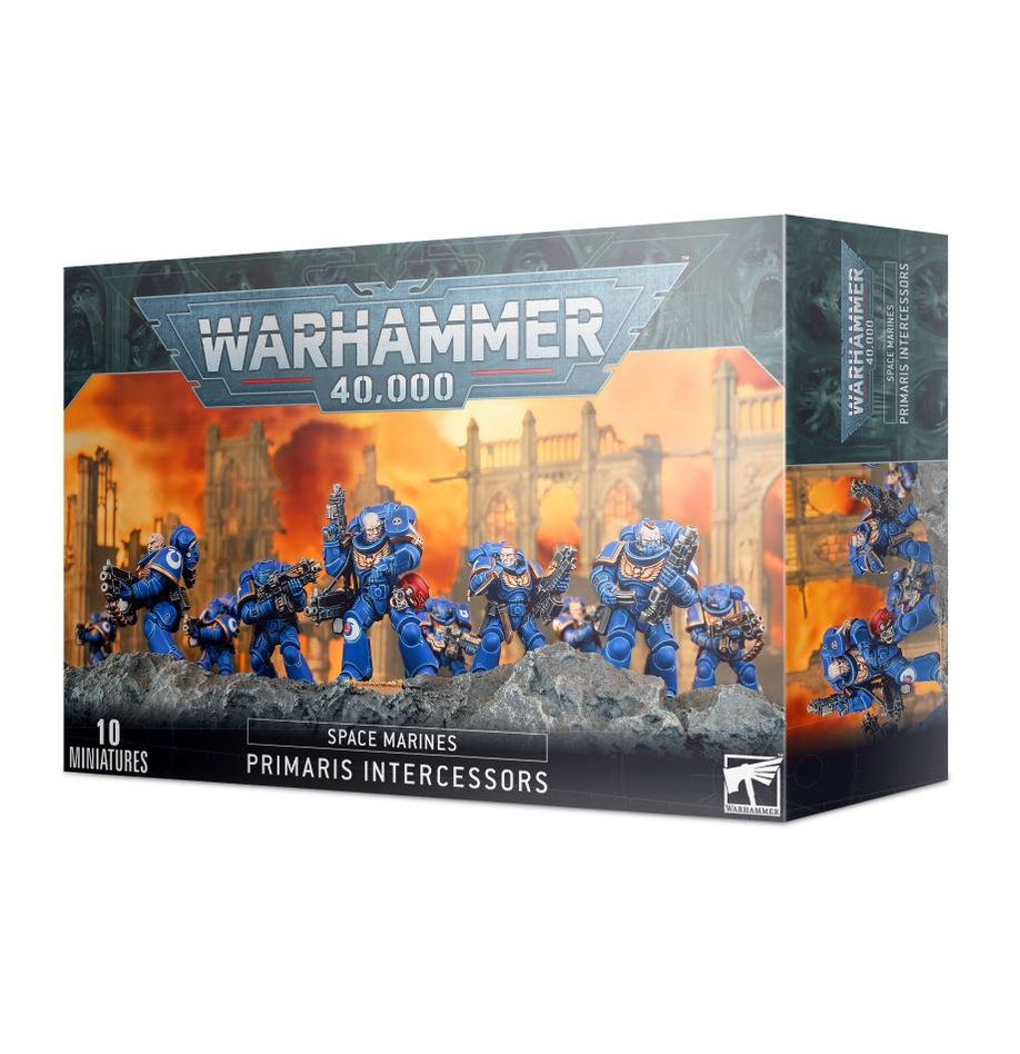 Warhammer 40K - Space Marines Primaris Intercessors (48 - 75) - 5011921142361 - Crystal Lotus