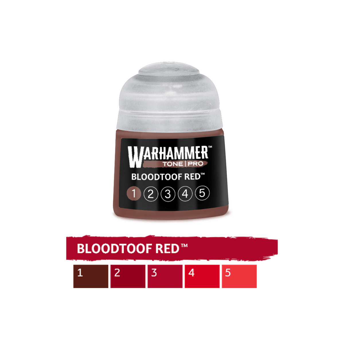 Warhammer Tone Pro - Bloodtoof Red 1 (12ml) (20-151) - 5011921275977 - Crystal Lotus