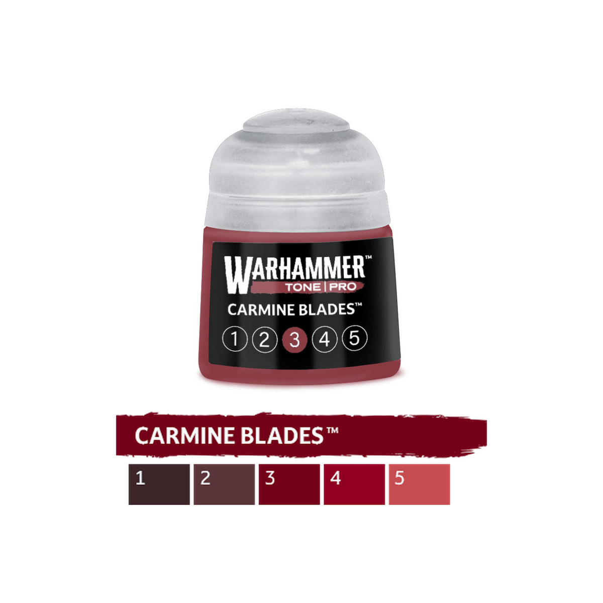 Warhammer Tone Pro - Carmine Blades 3 (12ml) (20-143) - 5011921275946 - Crystal Lotus