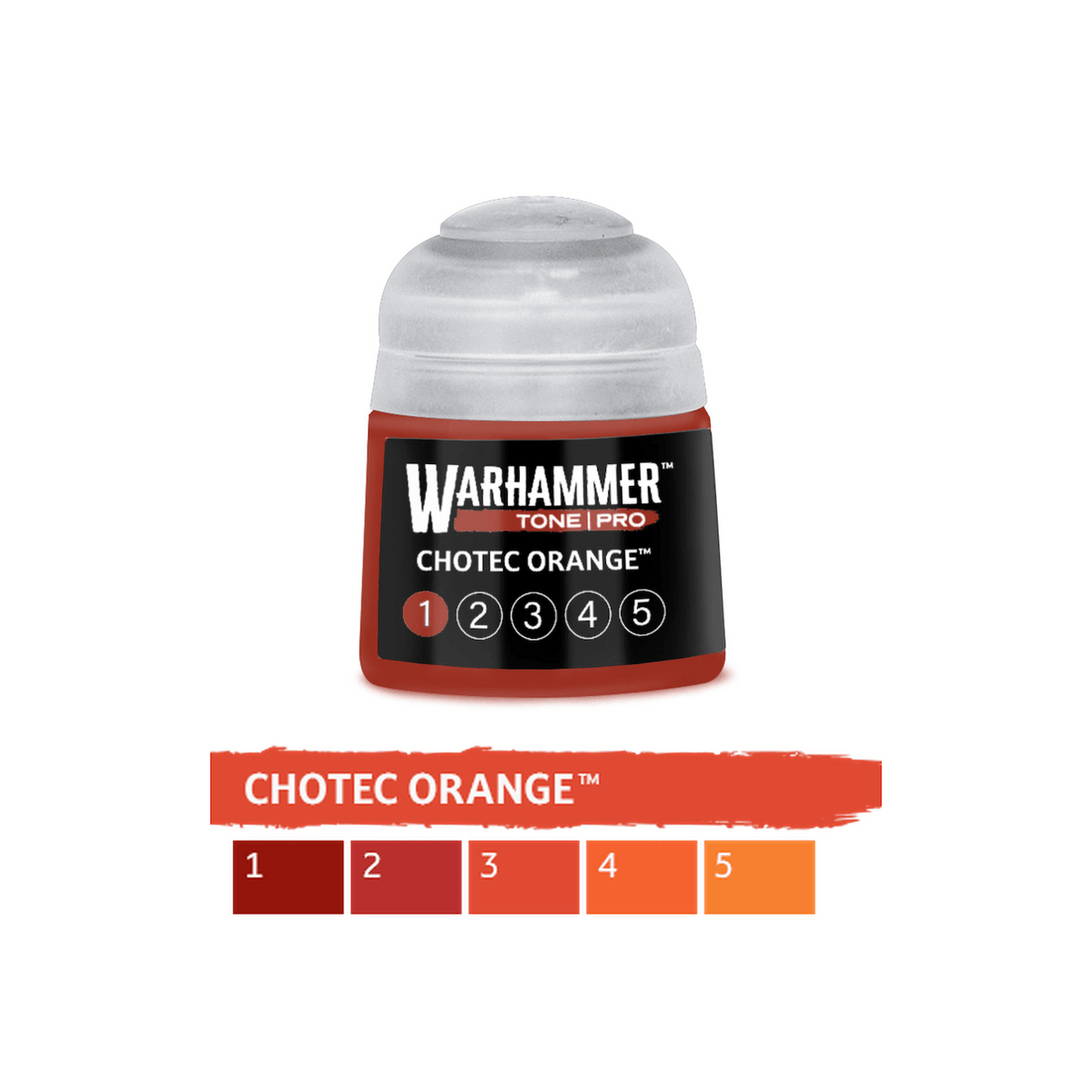 Warhammer Tone Pro - Chotec Orange 1 (12ml) (20-171) - 5011921276028 - Crystal Lotus