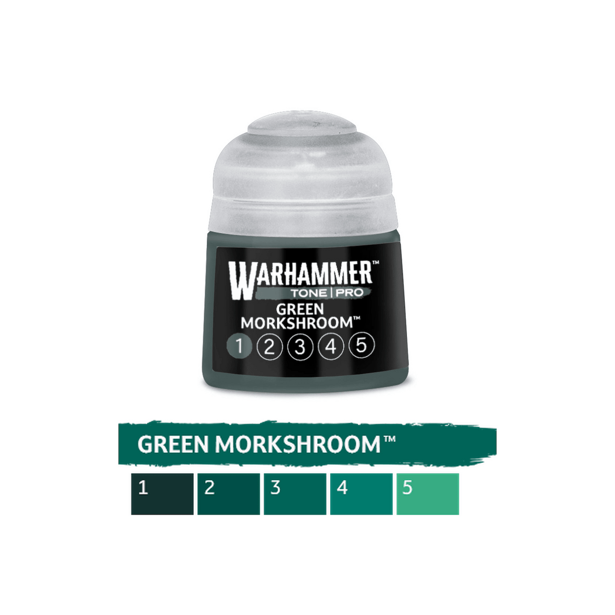 Warhammer Tone Pro - Green Morkshroom 1 (12ml) (20-281) - 5011921277063 - Crystal Lotus