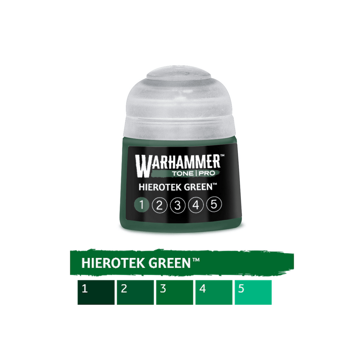 Warhammer Tone Pro - Hierotek Green 1 (12ml) (20-271) - 5011921276943 - Crystal Lotus
