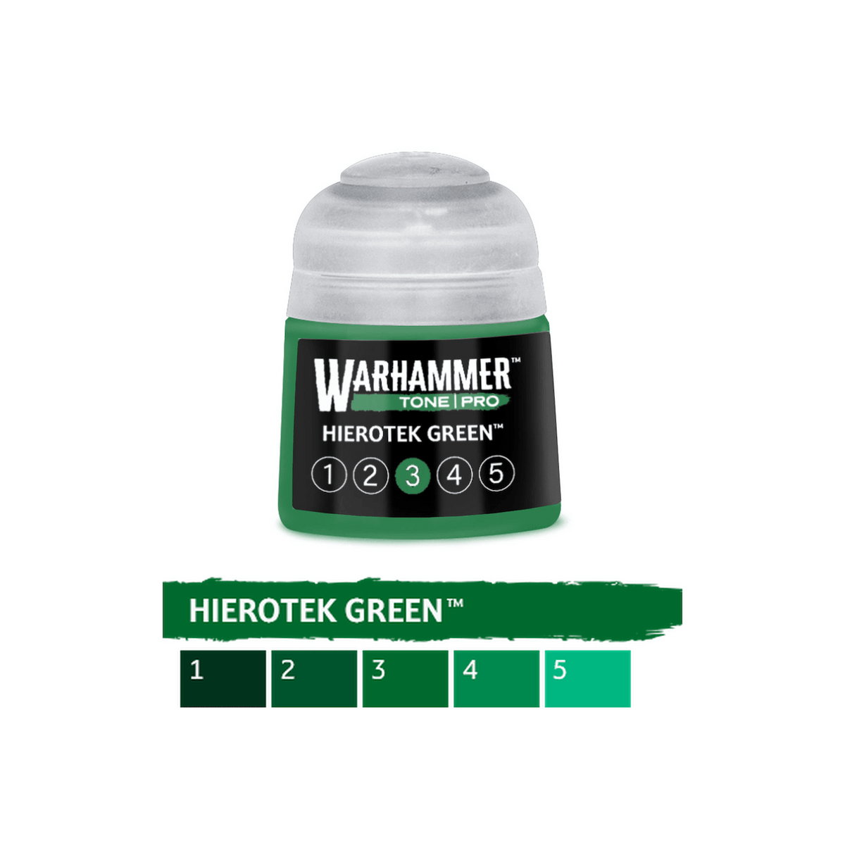Warhammer Tone Pro - Hierotek Green 3 (12ml) (20-273) - 5011921276998 - Crystal Lotus