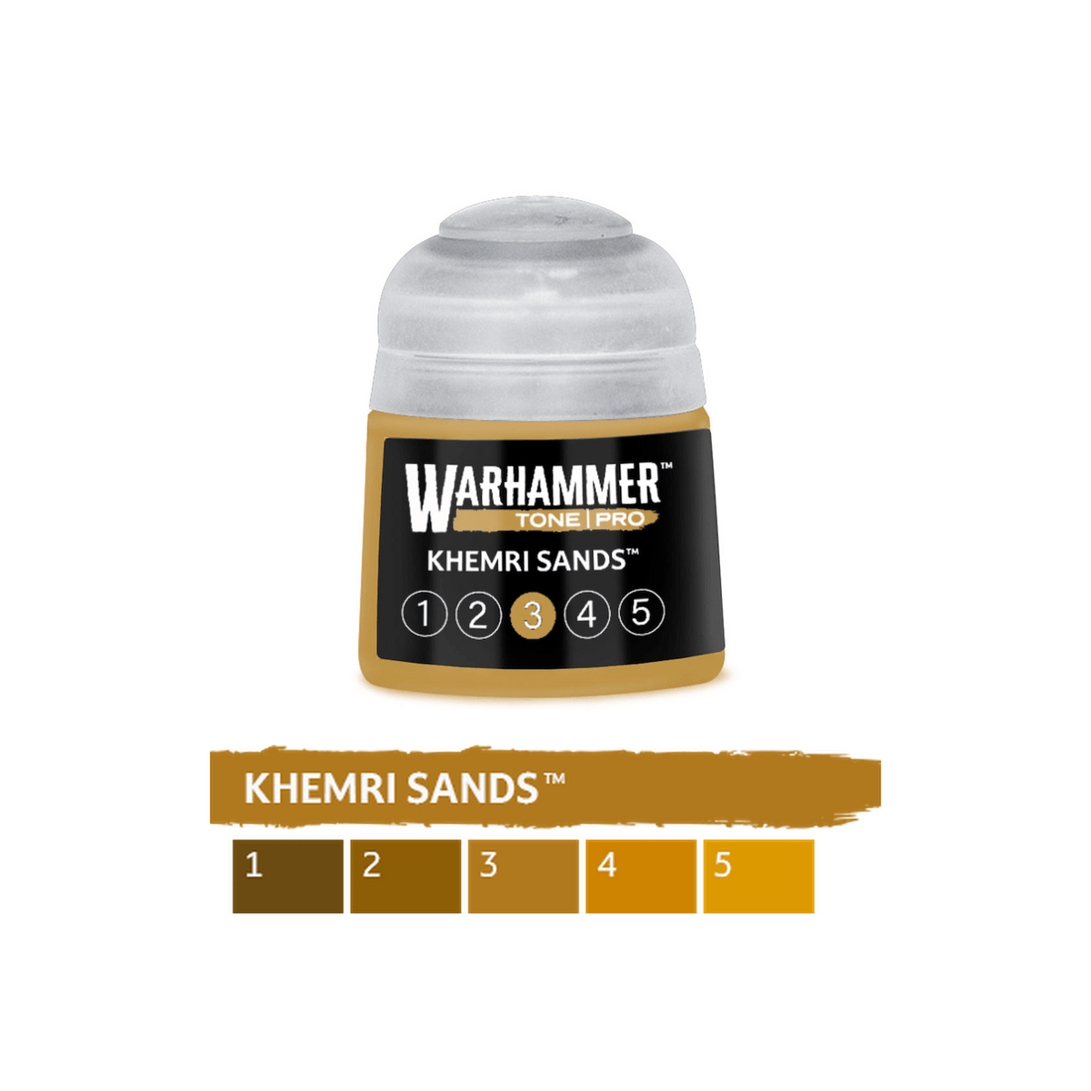 Warhammer Tone Pro - Khemri Sands 3 (12ml) (20-033) - 5011921275649 - Crystal Lotus