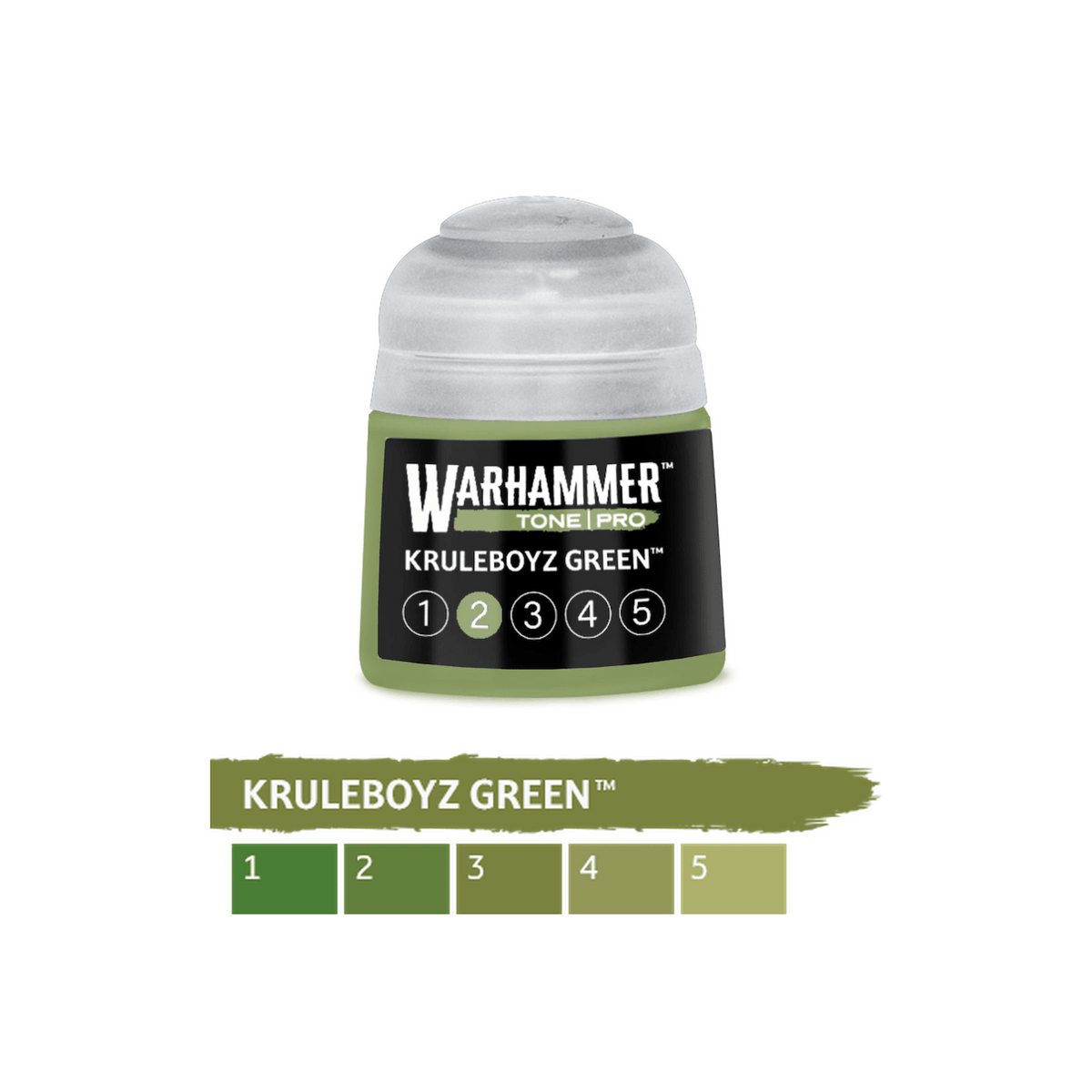 Warhammer Tone Pro - Kruleboyz Green 2 (12ml) (20-222) - 5011921276288 - Crystal Lotus