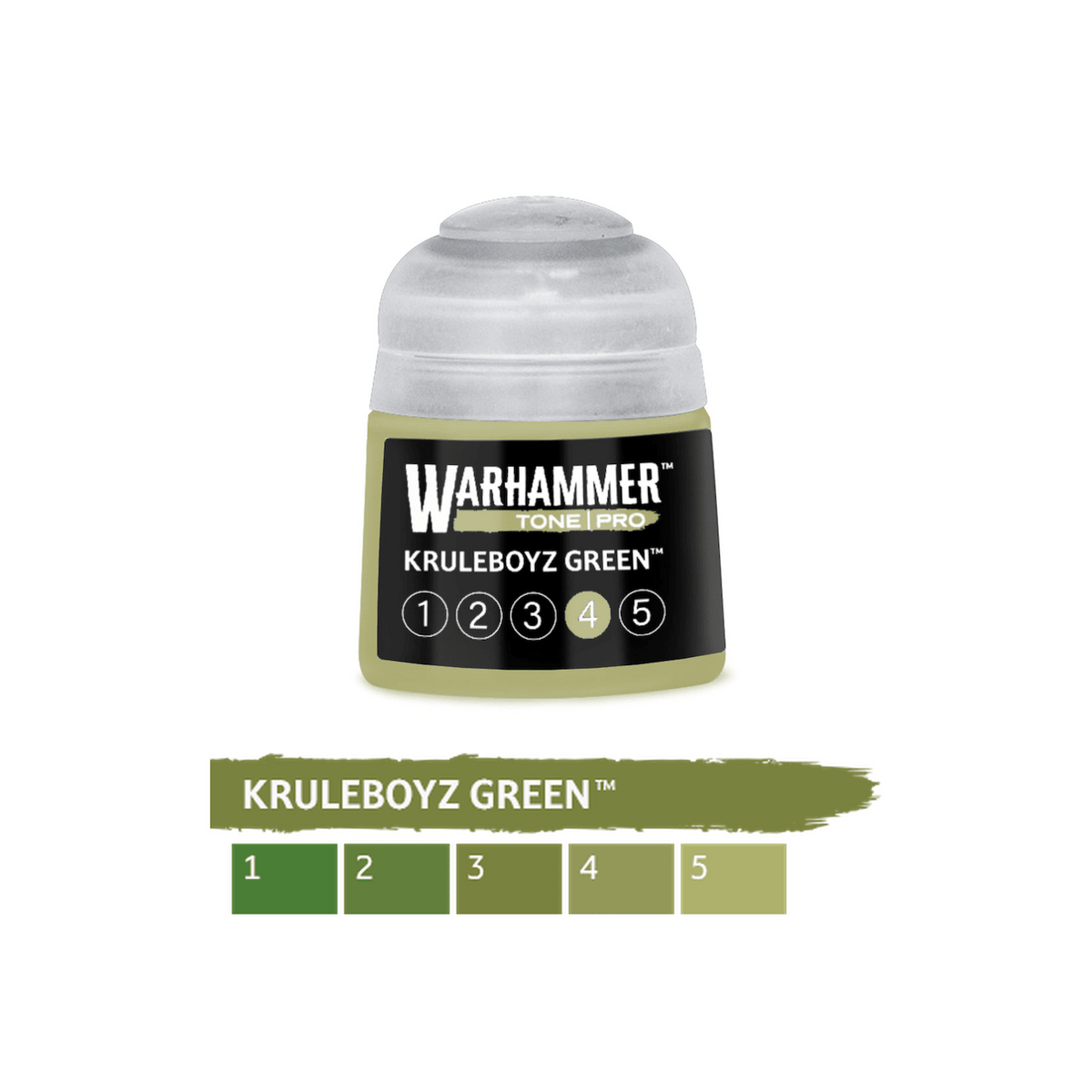 Warhammer Tone Pro - Kruleboyz Green 4 (12ml) (20-224) - 5011921276301 - Crystal Lotus