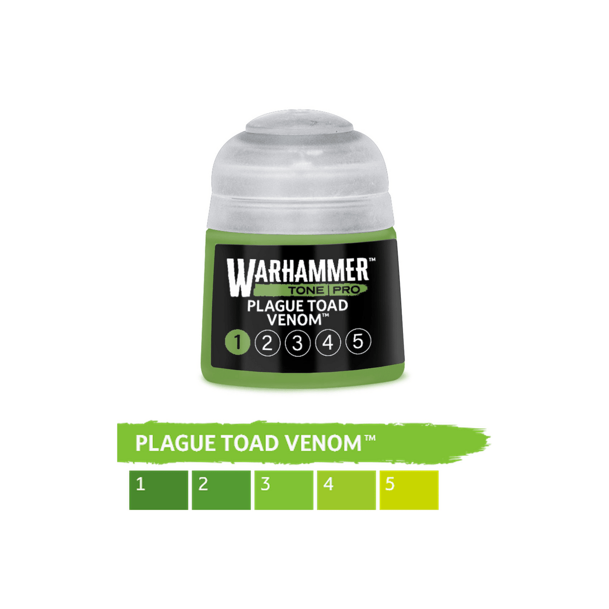 Warhammer Tone Pro - Plague Toad Venom 1 (12ml) (20-211) - 5011921276226 - Crystal Lotus