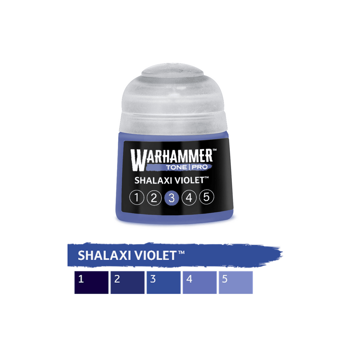 Warhammer Tone Pro - Shalaxi Violet 3 (12ml) (20-373) - 5011921277827 - Crystal Lotus