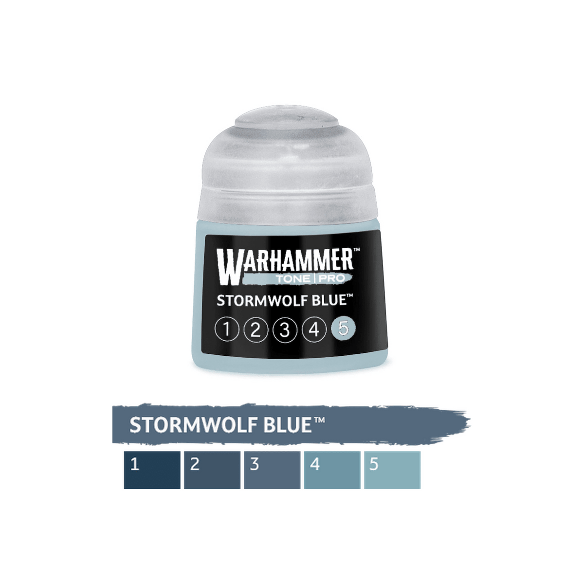 Warhammer Tone Pro - Stormwolf Blue 5 (12ml) (20-335) - 5011921277506 - Crystal Lotus