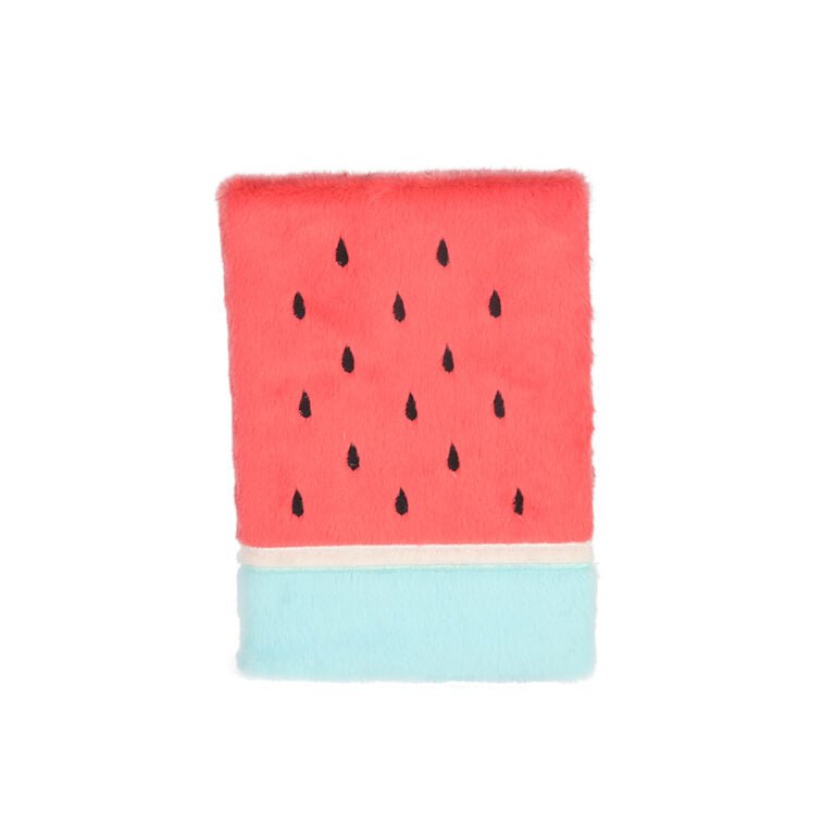 Watermelon A5 Plush Lined Notebook - 5213014250148 - Crystal Lotus