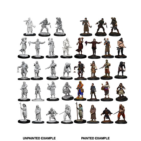 WizKids Deep Cuts: Townspeople &amp; Accessories - WAVE 8 - 634482736982 - CrystalLotus.eu