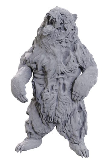 WizKids Deep Cuts Unpainted Miniature Zombie Grizzly Bear - 634482907467 - Crystal Lotus