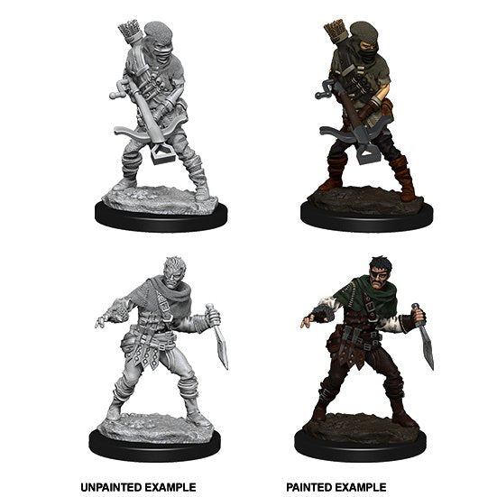 WizKids Deep Cuts Unpainted Miniatures: Bandits - WAVE 4 - 634482730980 - CrystalLotus.eu