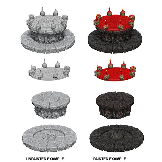 WizKids Deep Cuts Unpainted Miniatures: Magic Dais - WAVE 5 - 634482733684 - CrystalLotus.eu