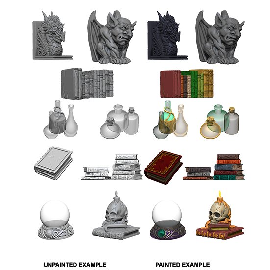 WizKids Deep Cuts Unpainted Miniatures: Wizard&