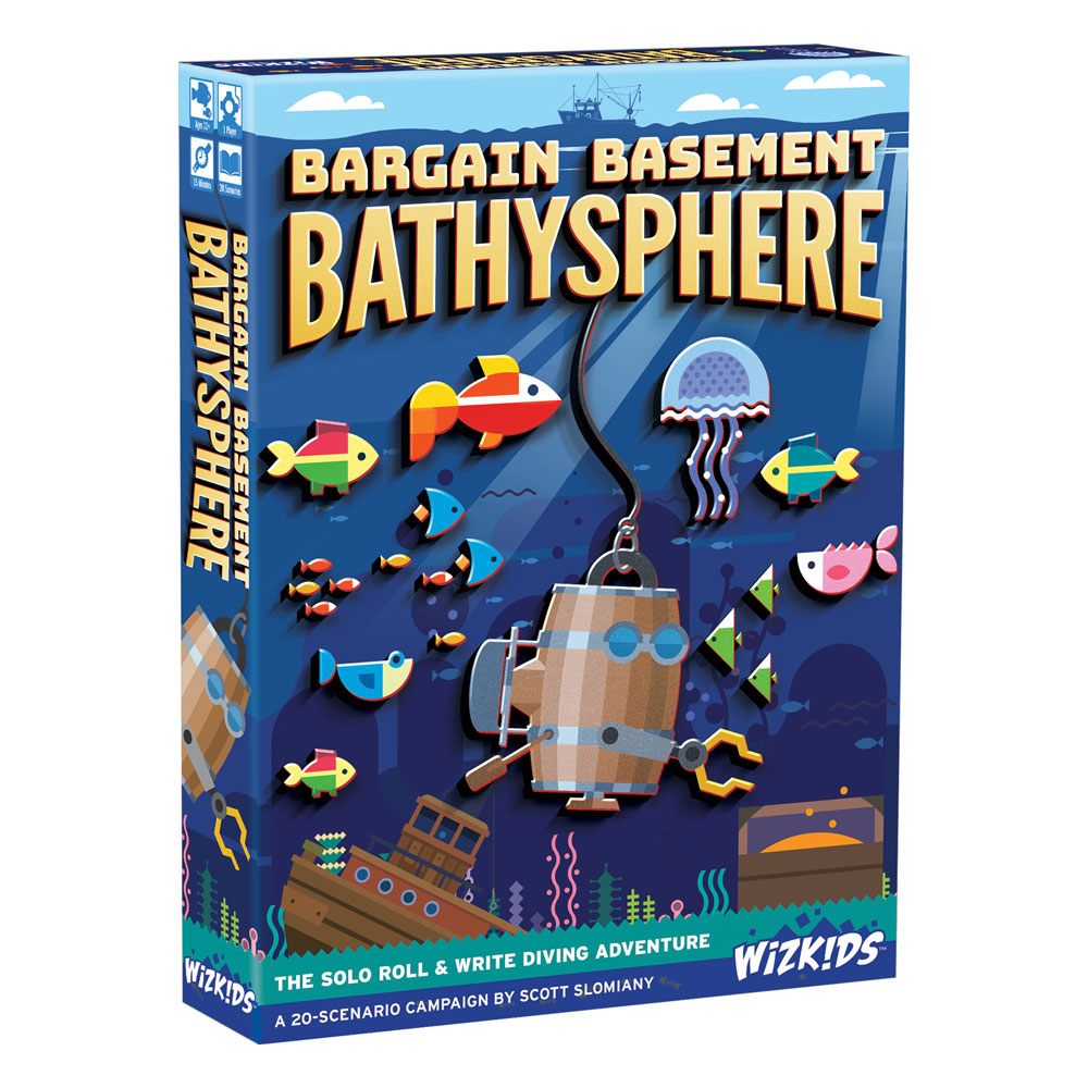 WizKids Roll &amp; Write Dice Game Bargain Basement Bathysphere *English Version* - 634482875322 - CrystalLotus.eu