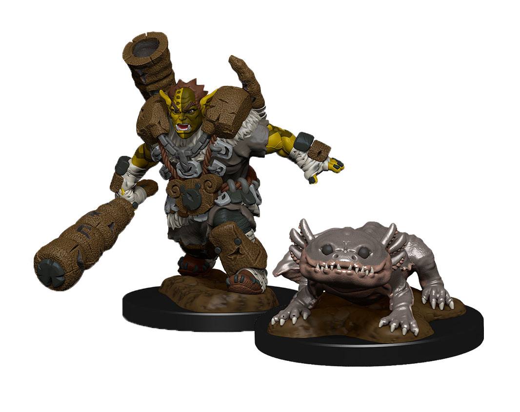 WizKids Wardlings Miniatures Mud Orc &amp; Mud Puppy - 634482740736 - CrystalLotus.eu