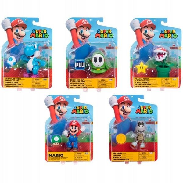 World of Nintendo Super Mario 4&quot; Figures Assortment Wave 40 (Random Pick) - 192995424425 - Crystal Lotus