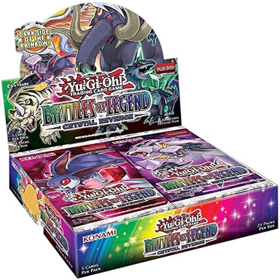YGO - Battles of Legend: Crystal Revenge Booster Display (24 Packs) - 4012927948040 - Crystal Lotus