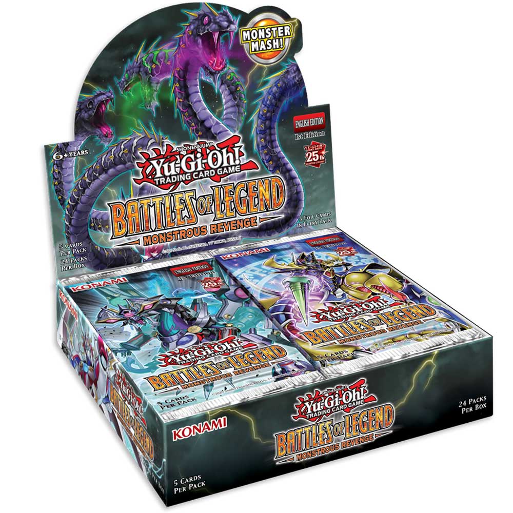 YGO - Battles of Legend: Monstrous Revenge Booster Display (24 Packs) - 4012927164754 - CrystalLotus.eu