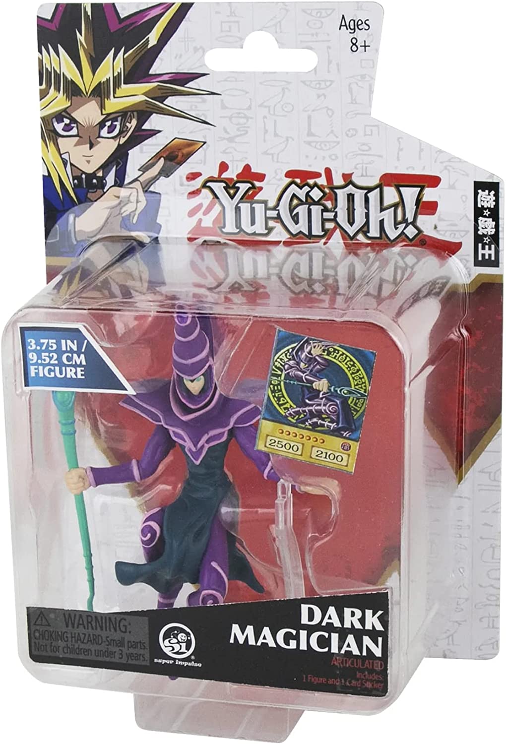 Yu - Gi - Oh! Action Figure Dark Magician 10 cm Mini - figures Yu - Gi - Oh - 810010992727 - Crystal Lotus