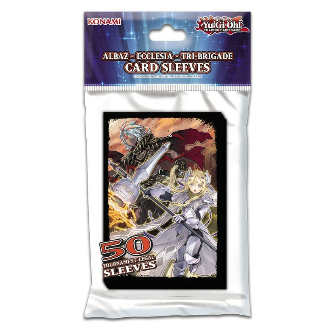 Yu - Gi - Oh! - Albaz - Ecclesia - Tri - Brigade Card Sleeves (50 Sleeves) - 4012927946213 - CrystalLotus.eu