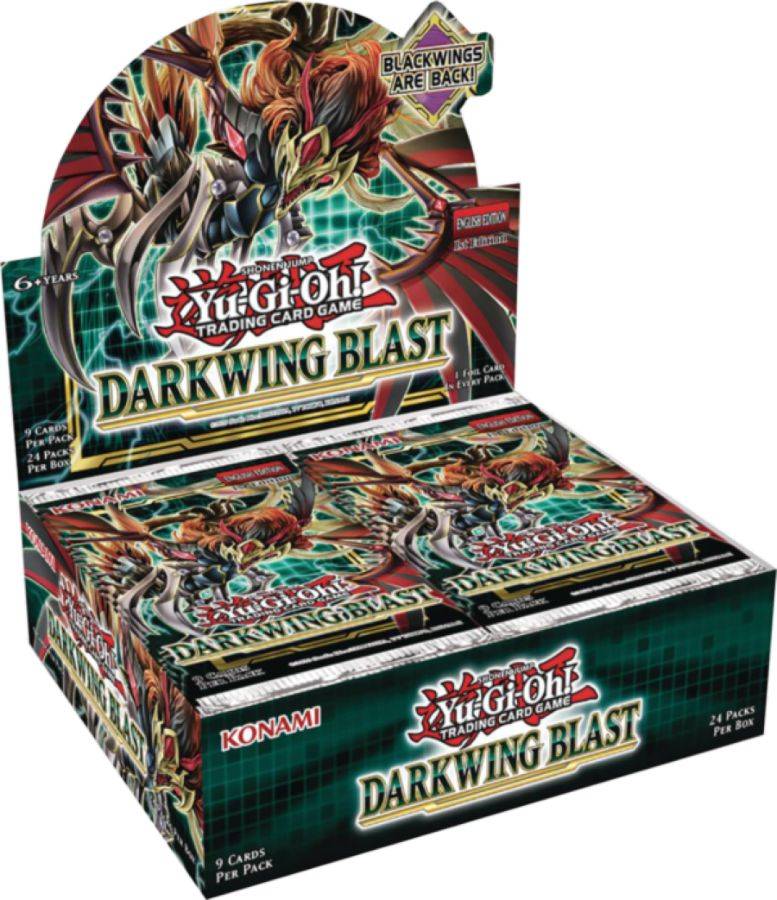 Yu - Gi - Oh - Darkwing Blast Booster Box (24 Packs) - EN - 4012927947562 - CrystalLotus.eu