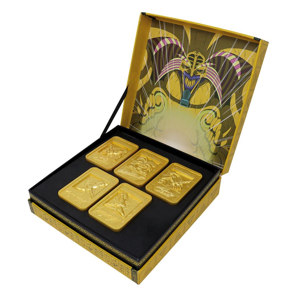 Yu - Gi - Oh! Exodia the Forbidden One Ingot Set (Gold Plated) - 5060662467936 - Crystal Lotus