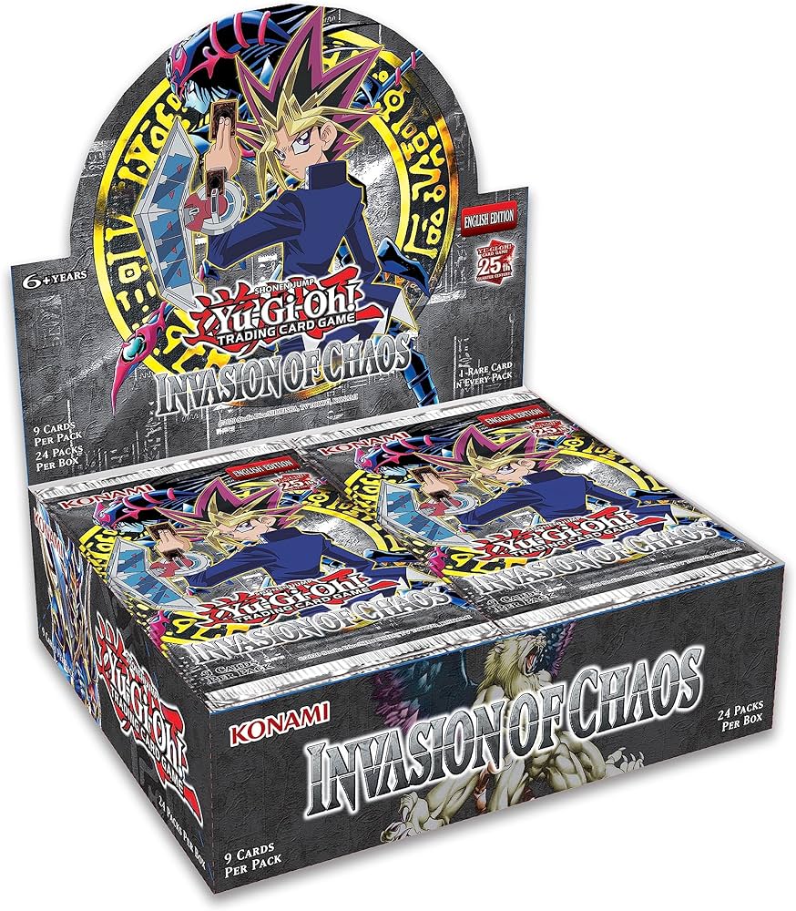 Yu - Gi - Oh! - Invasion of Chaos - Booster Display (24 boosters) - 4012927166888 - CrystalLotus.eu