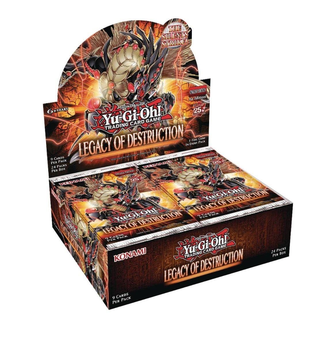 Yu - Gi - Oh! - Legacy of Destruction - Booster Box (24 Packs) - 4012927184776 - CrystalLotus.eu