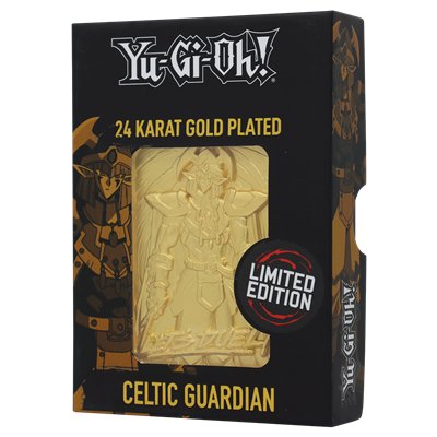 Yu - Gi - Oh! Limited Edition 24K Gold Plated Collectible Celtic Guardian - 5060662468100 - CrystalLotus.eu