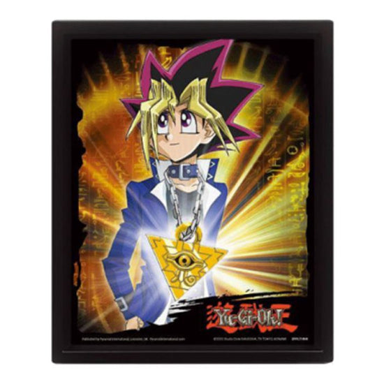 Yu - Gi - Oh! - Millennium Puzzle - Framed (PVC Material 26 x 20 cm) - 5056480303143 - CrystalLotus.eu