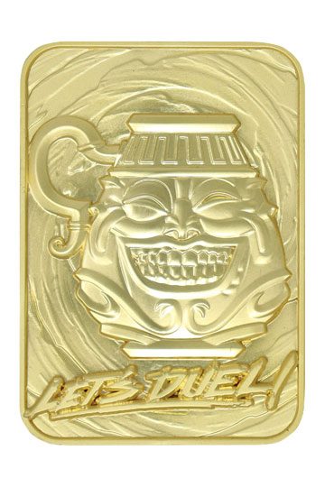 Yu - Gi - Oh! Replica Card Pot of Greed (Gold plated) - 5060662466458 - CrystalLotus.eu