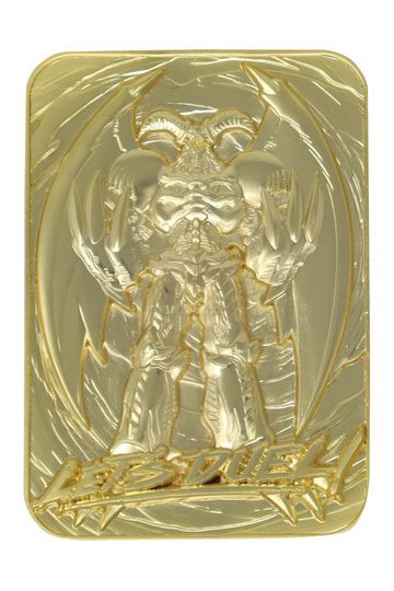 Yu - Gi - Oh! Replica Card Summoned Skull (Gold plated) - 5060662466076 - CrystalLotus.eu