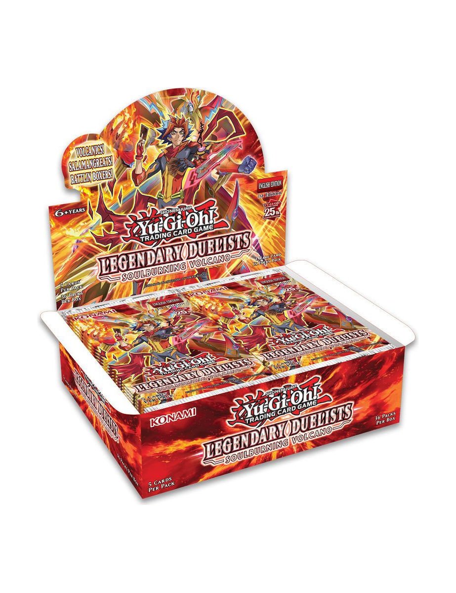 Yu - Gi - Oh! - Soulburning Volcano - Booster Box (36 Packs) - 4012927164990 - CrystalLotus.eu