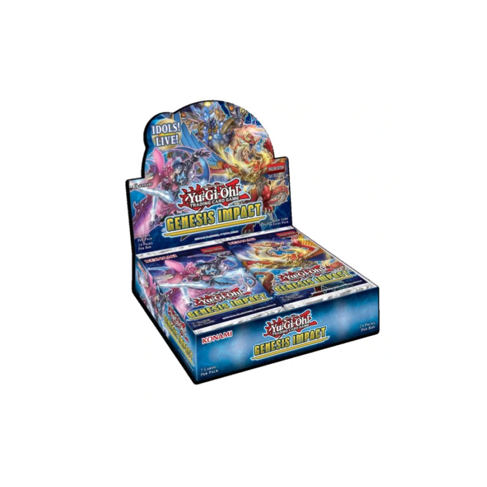 Yu - Gi - Oh! TCG Booster Box (24 boosters) - Genesis Impact - 4012927844205 - CrystalLotus.eu