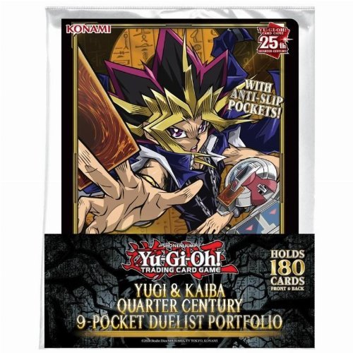 Yu - Gi - Oh! - Yugi &amp; Kaiba Quarter Century 9 - Pocket Duelist Portfolio - 4012927165836 - Crystal Lotus