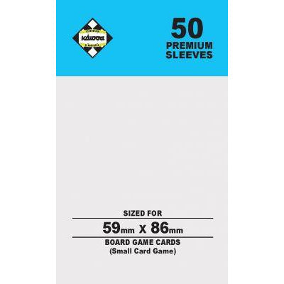 Premium Boardgame Sleeves 59x86mm 50pcs (Small Size Card Game)
