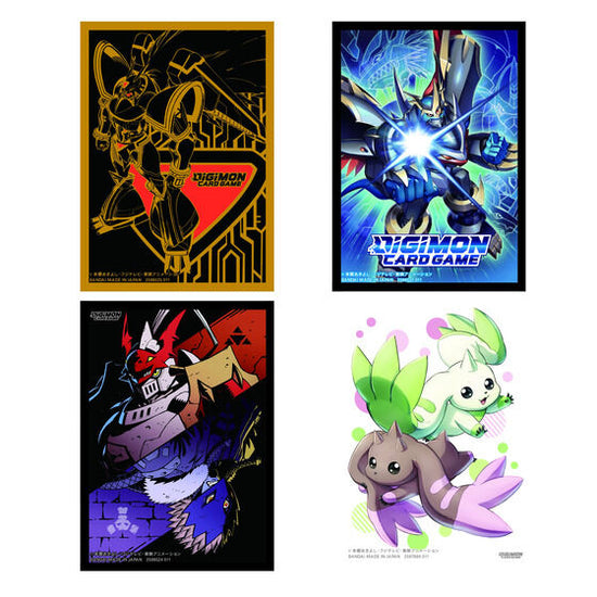 Digimon Card Game - Official Assorted Sleeves (Gallantmon/Beelzemon)