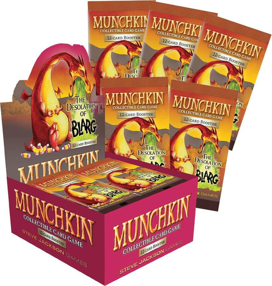 Munchkin Collectible Card Game: Desolation of Blarg Booster Box (24 packs)