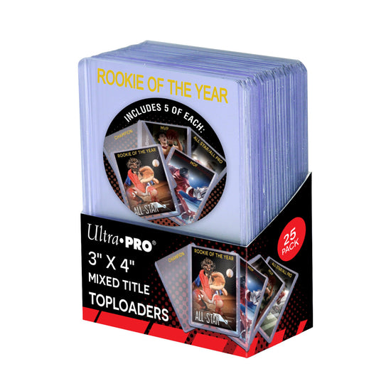 Ultra Pro - 3" x 4" Mixed Title Toploader (25 Pieces)