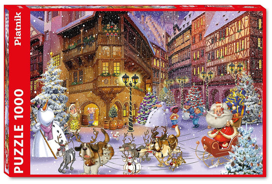 Piatnik (5546) - François Ruyer: "Christmas Village" - 1000 pieces puzzle