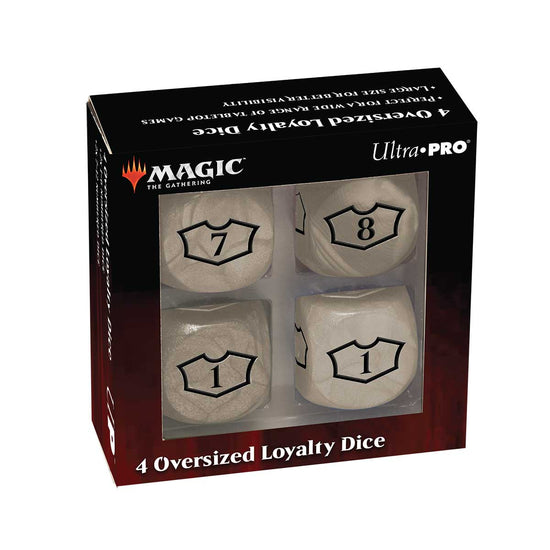 Ultra PRO - Deluxe 22MM Plains Loyalty Dice Set with 7-12 for Magic: The Gathering